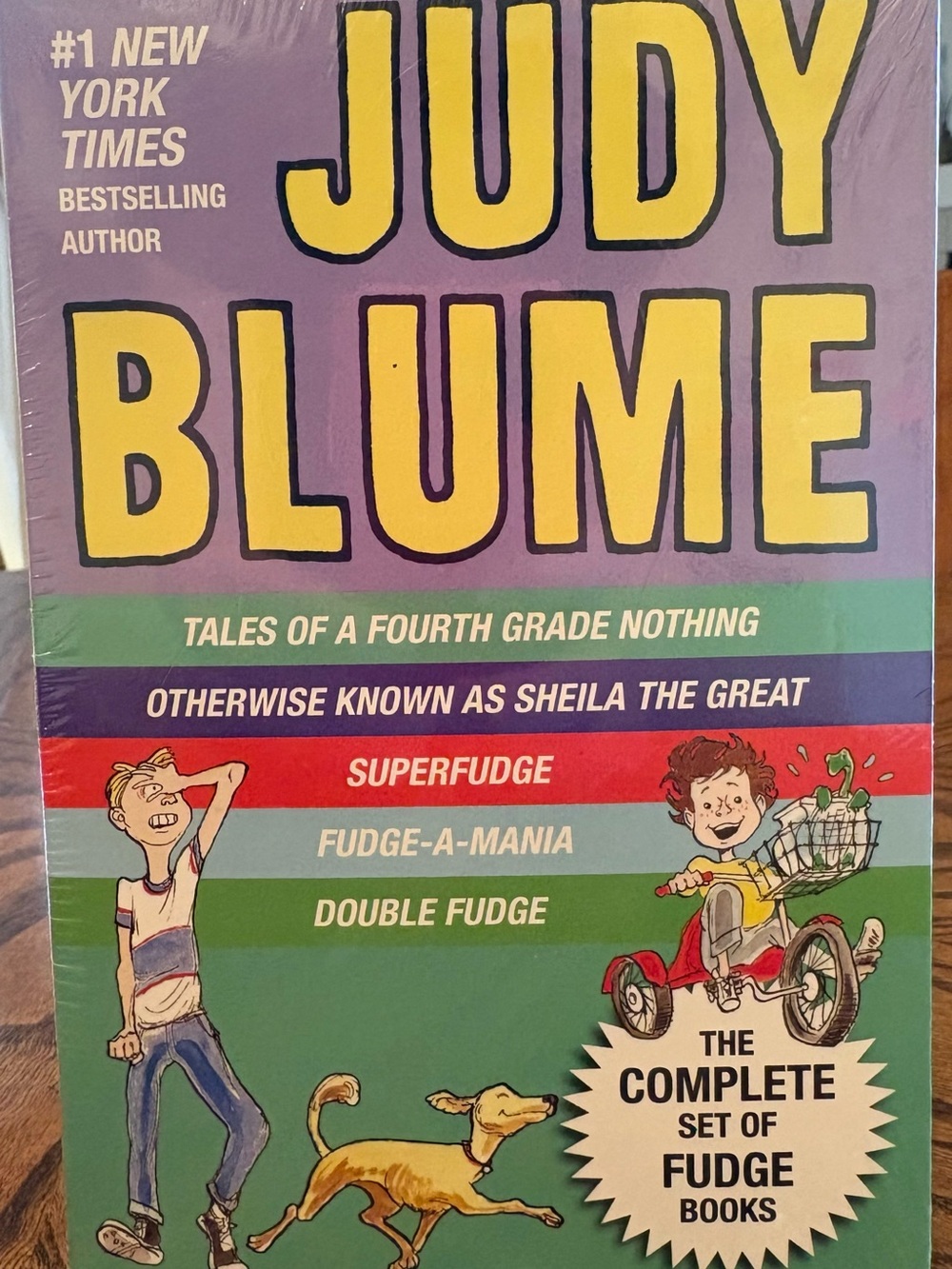 NWT Judy Blume Complete Fudge Books - Yellow & Purple Cover $25